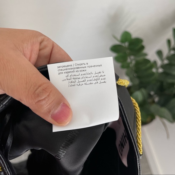 MOSCHINO COUTURE Multi Gold Rope Leather A-Line Mini Skirt Sz 6 NWT - Picture 10 of 13